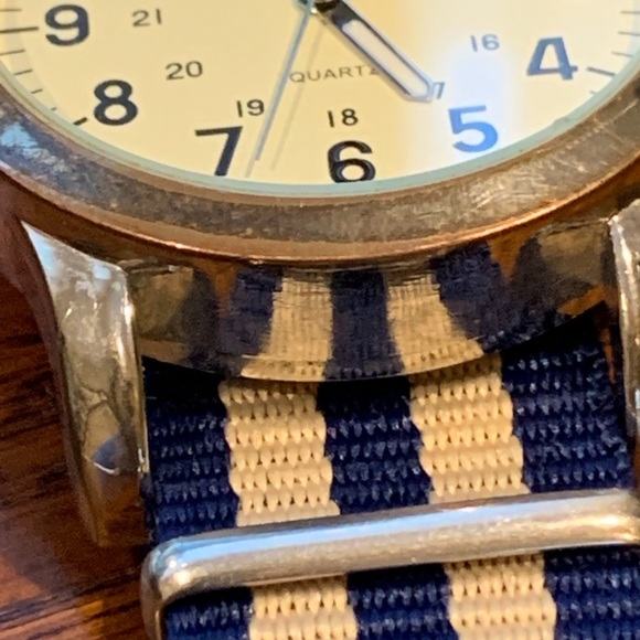 Perry Ellis Accutime Watch Long Fabric NATO Strap - Picture 7 of 12